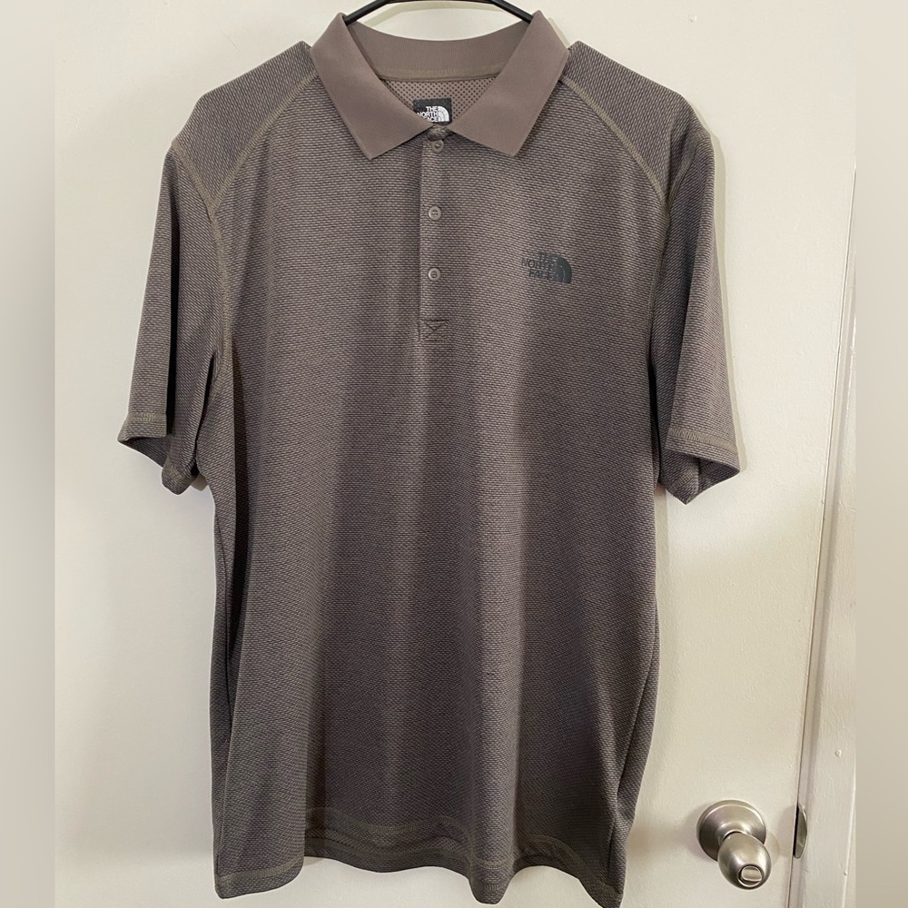 Men’s Large The North Face FlashDry Polo - Tan